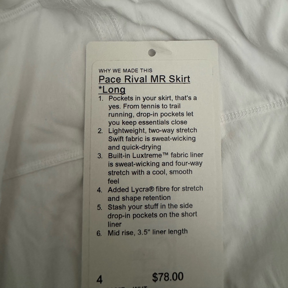 Pace Rival Mid-Rise Skirt Long size 4 - Picture 3 of 4